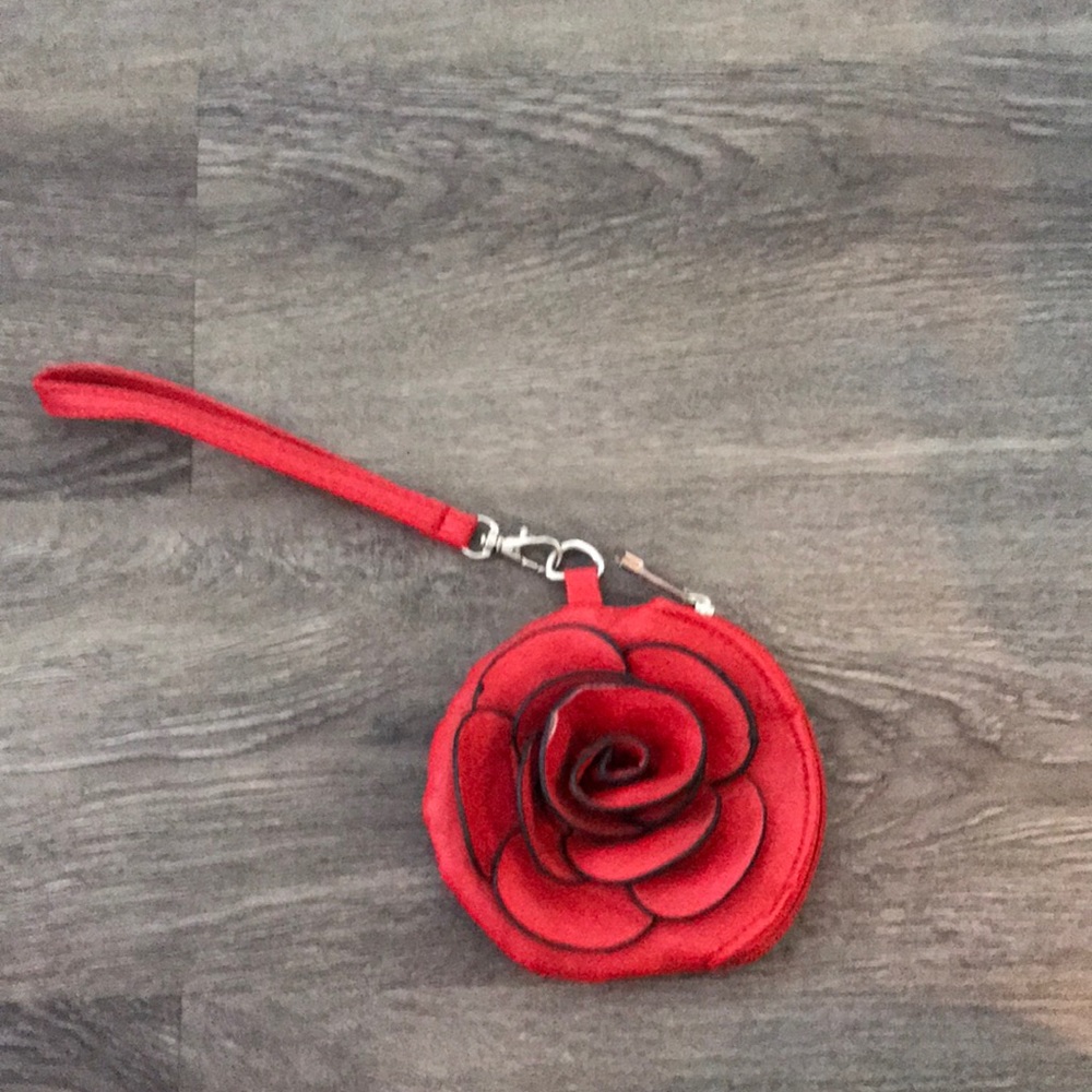 rose shaped little wallet/hand bag